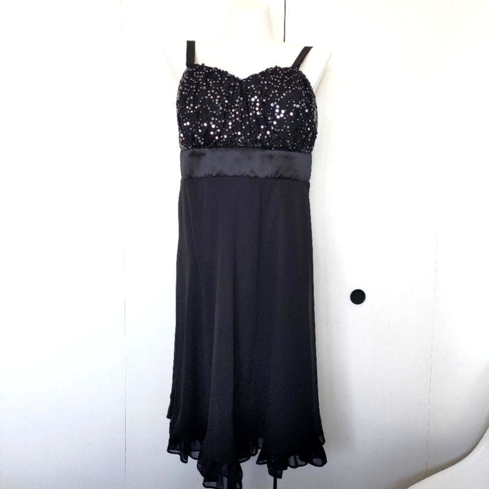 Black Sequin Dress size 16W